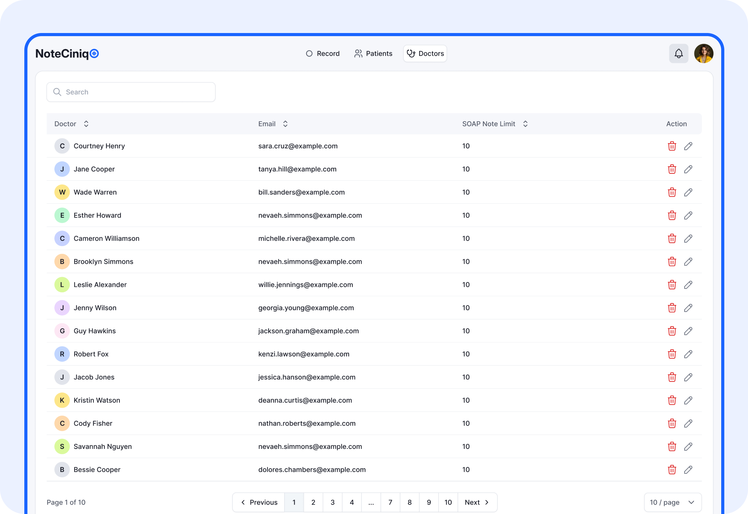 Effortless Practice & Doctor Management