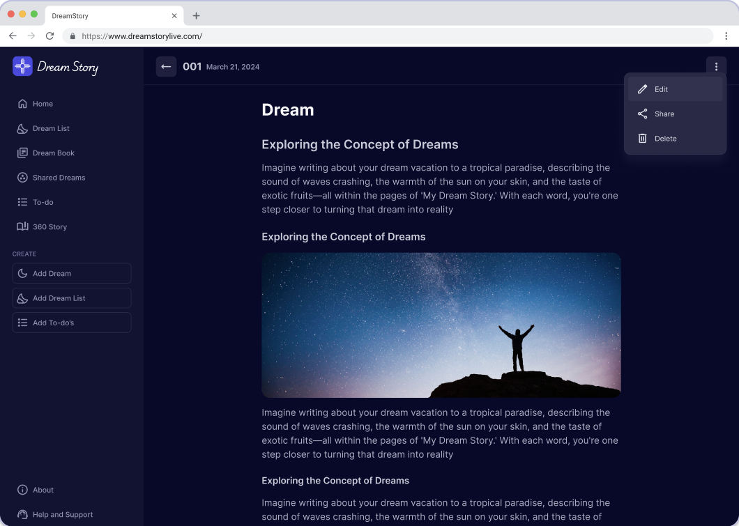 dream-story-live-ai-journal-app