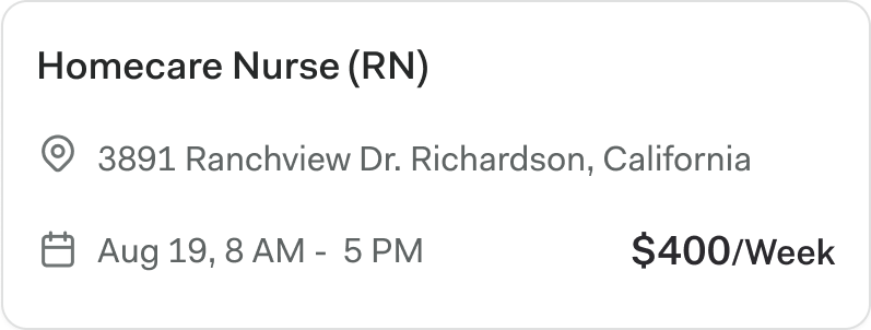 Caregiver App Jobs