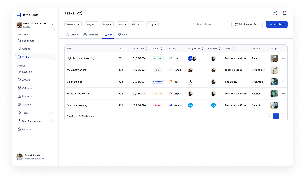 Work Order Management