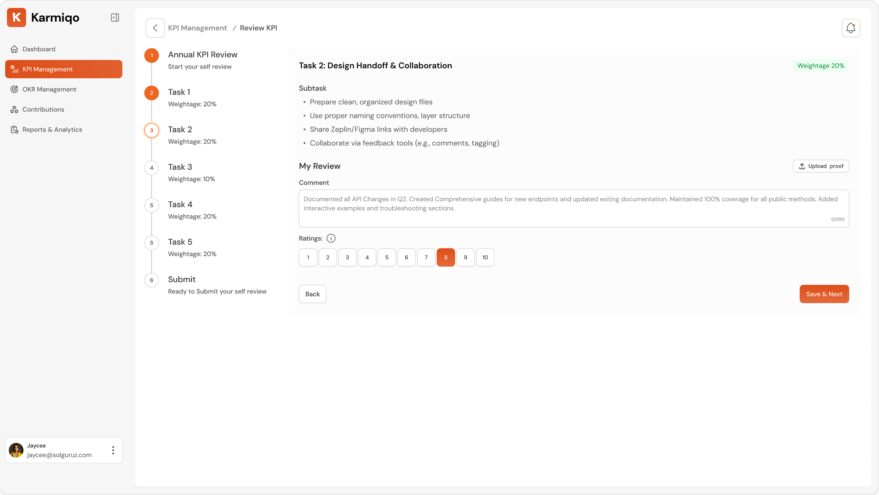 Employee Self-Review