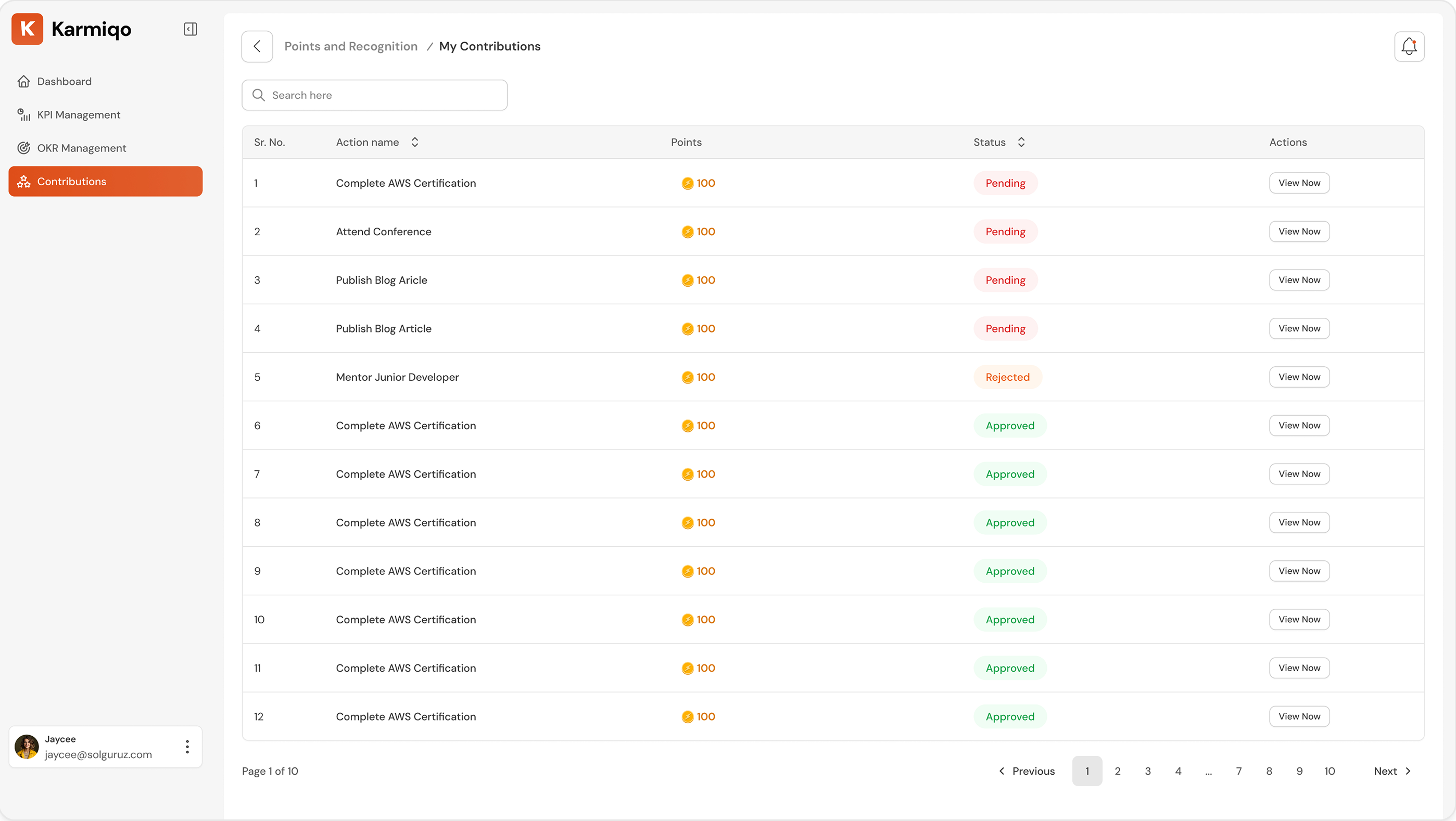 Approval Workflow