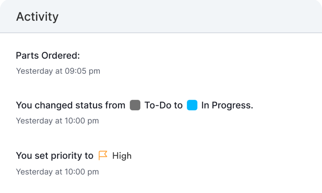 Maintenance Request Tracking