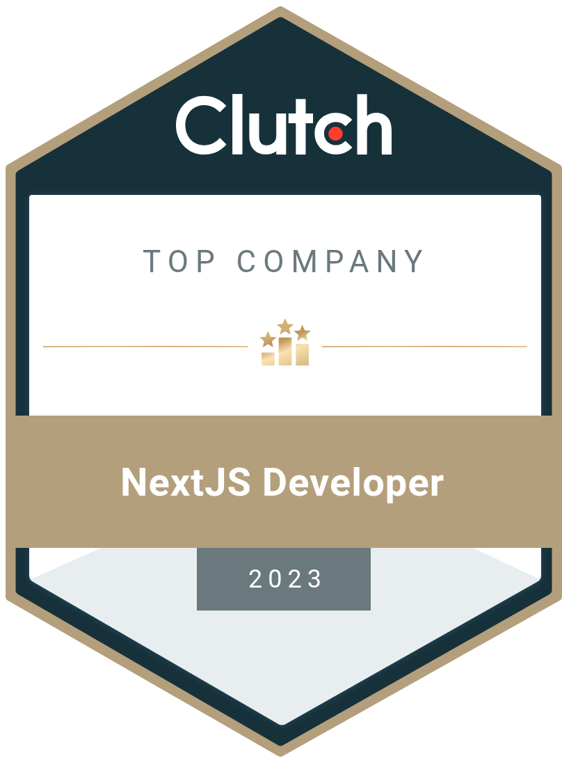 Top Clutch Nextjs Developer 2023 Award