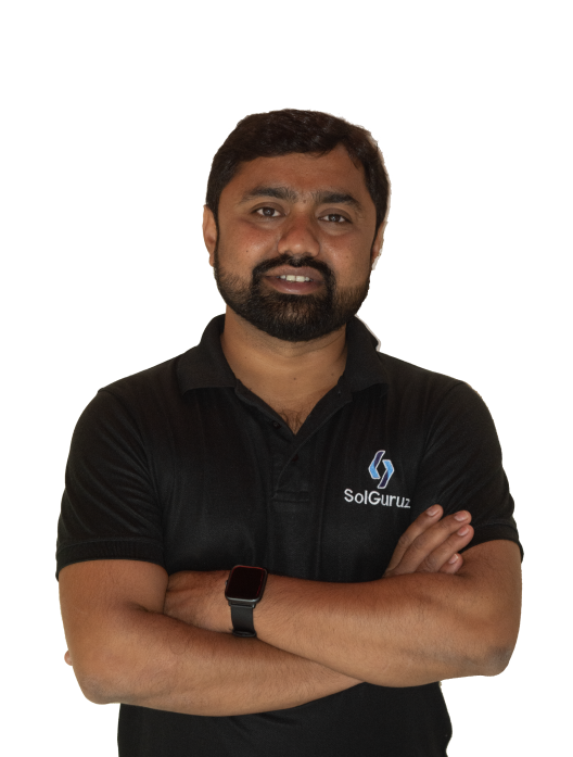 Paresh Mayani, CEO and Co-Founder of SolGuruz - Leading with vision and innovation in the tech industry.