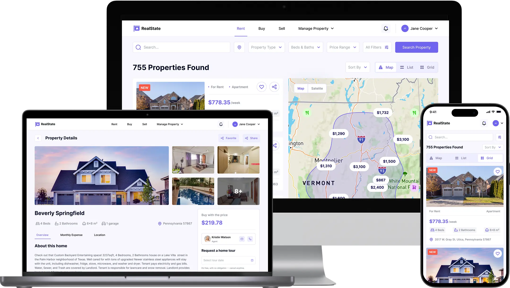 Real Estate App Features